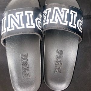 PINK black and white slides